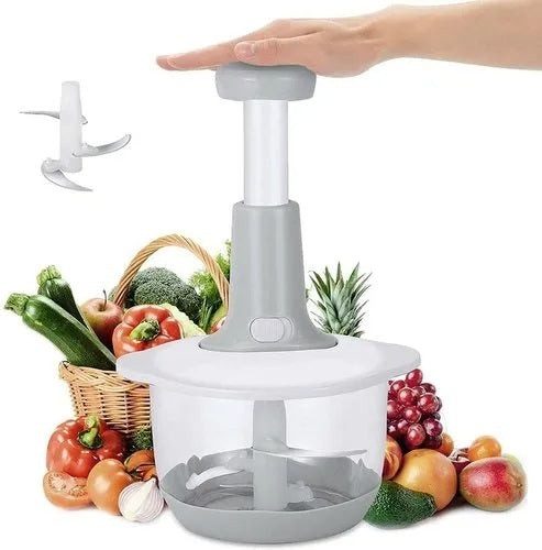 Manual Food Chopper + Free Egg Mixer: Effortless Cooking Essentials