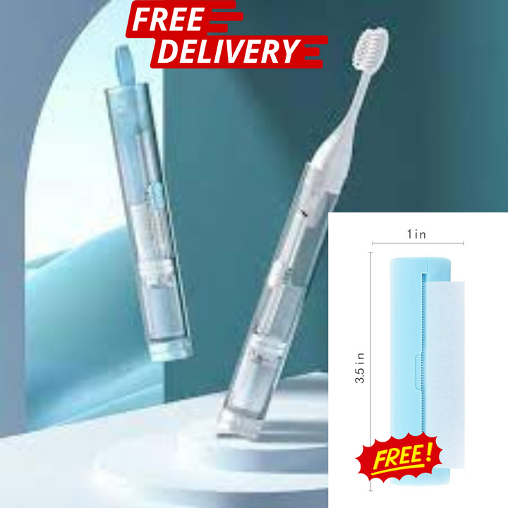 Portable 2-in-1 Toothbrush + Free Scented Paper Soap Roll: Hygiene On-the-Go