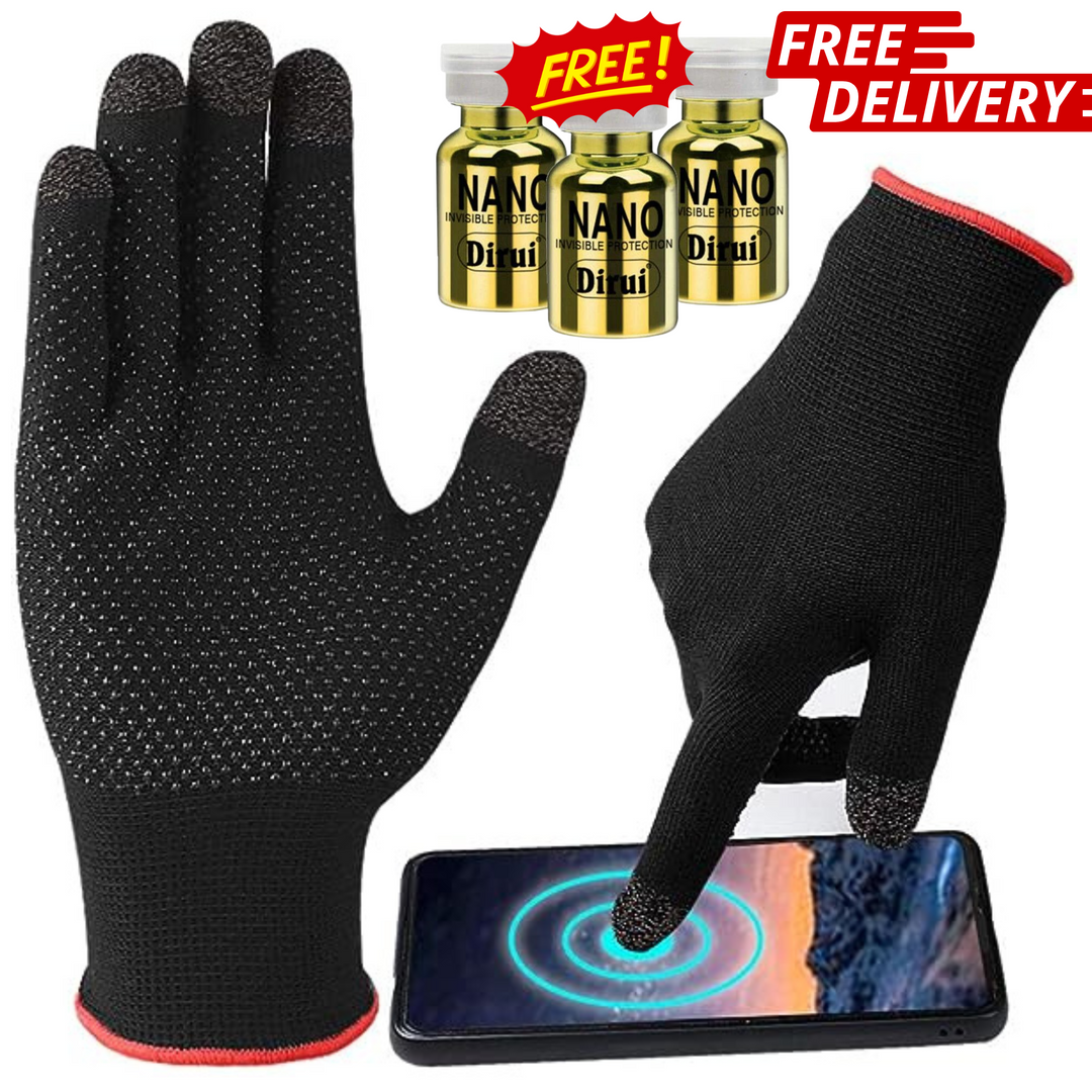 Gaming Gloves + Free Screen Protector: Ultimate Gaming Bundle