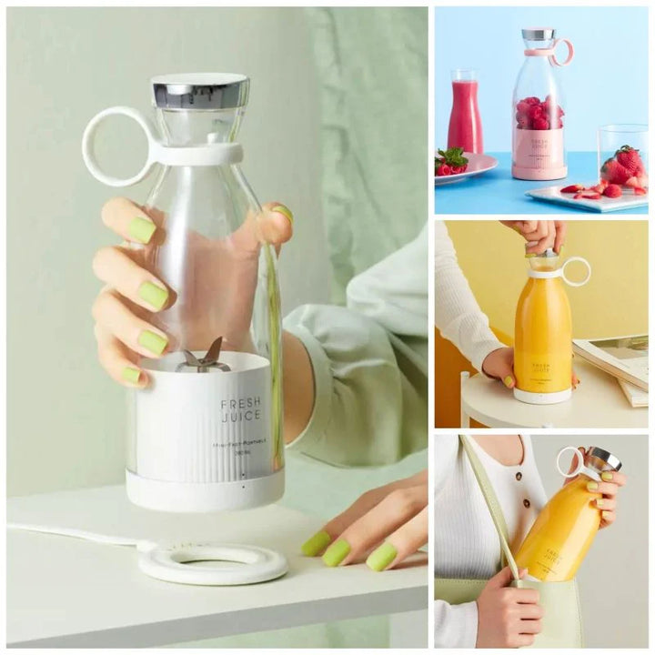 3 Electric Mini Portable Juicer Blender USB Recahrgeable